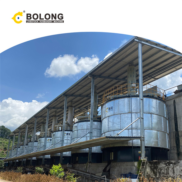 large scale poultry manure fermentation vessel